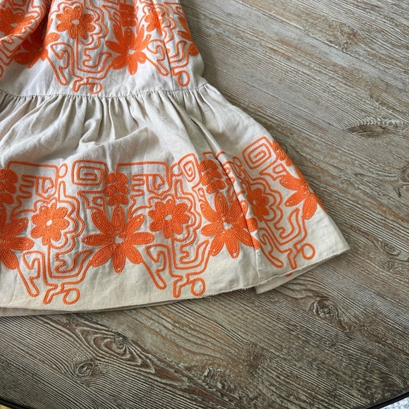 Maje Fancy Embroidered Floral Maxi Skirt Gorgeous elastic waist - Picture 5 of 10